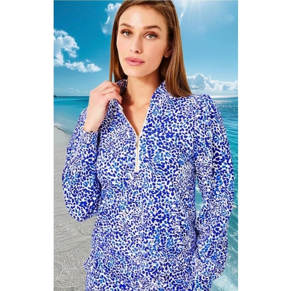 Lilly‎ Pulitzer Cabello Popover Twisted Up $118 Size Medium NWOT Luxe Coastal